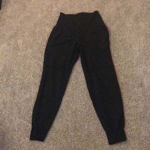 H&M black maternity harem pants size medium
